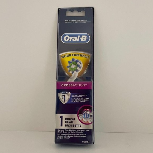 Oral B Other - Oral-B Cross Action Brush Head 1 Count New Sealed